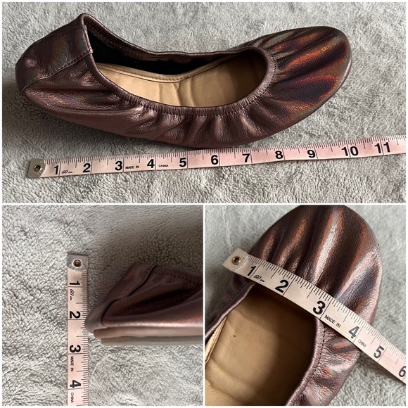 The Storehouse Flats Geaux Gunmetal Rainbow Sparkly Leather Ballet Flat Sz 11 - Picture 12 of 12